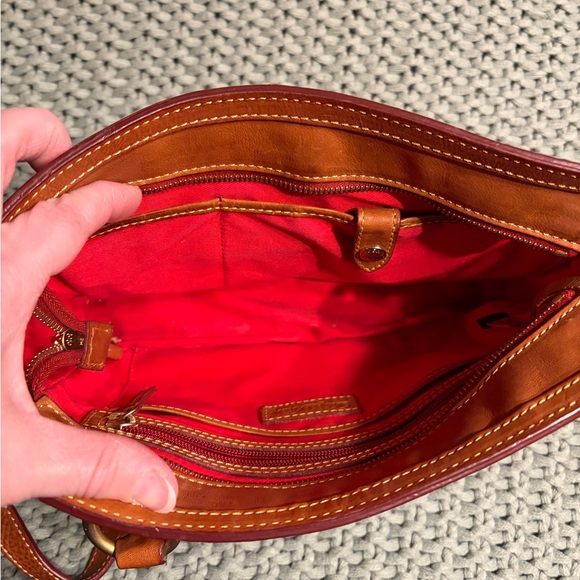 Dooney Bourke Brown Leather Handbag - Picture 5 of 7